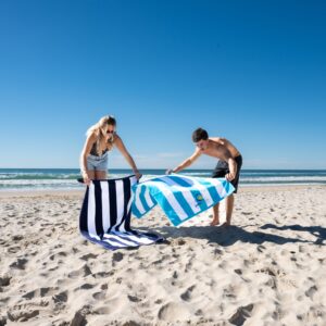 Palmy Stripe Beach Towel