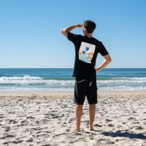 Men’s Black Palmy Tee