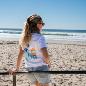Ladies’ White Palmy Tee
