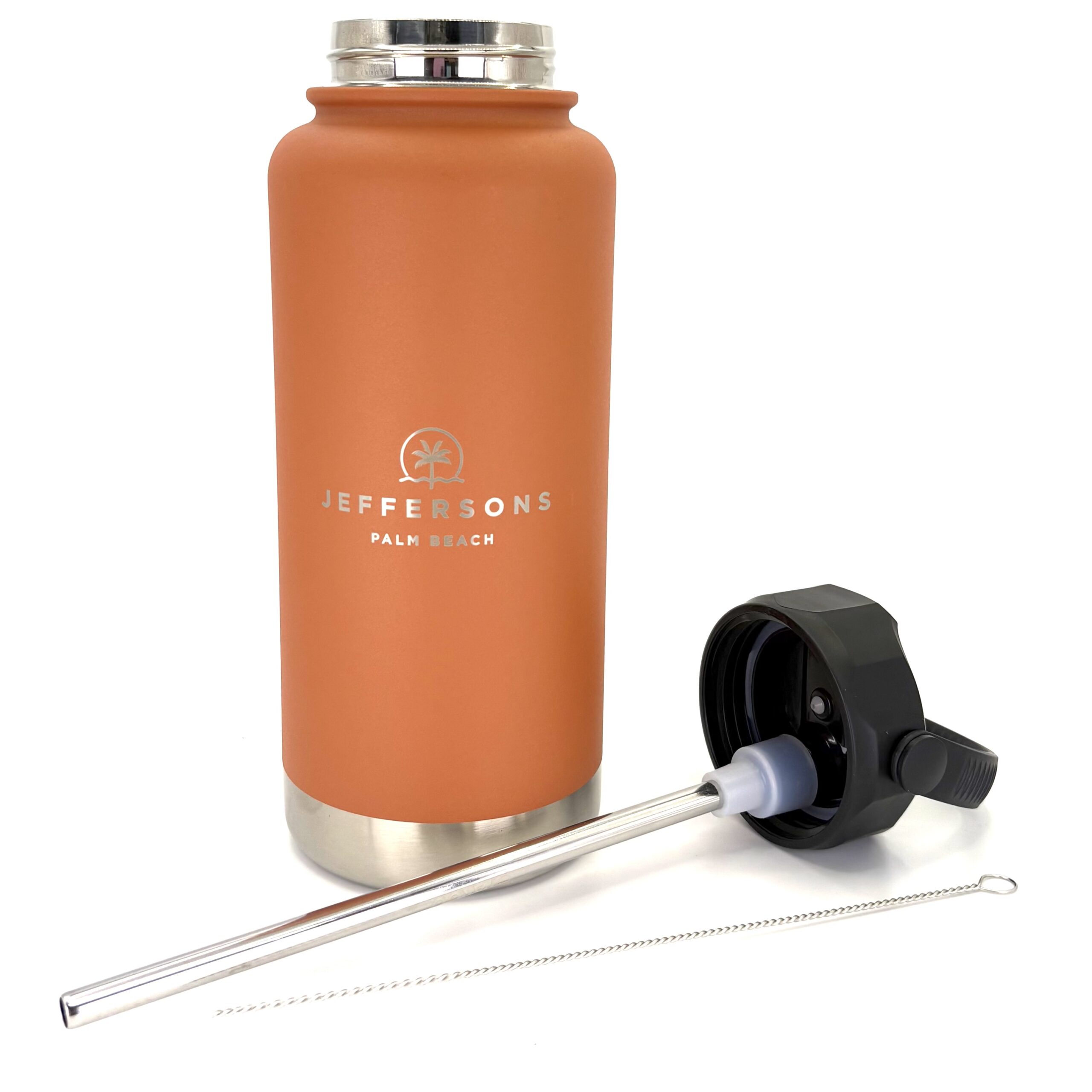 Pargo 950mL Insulated Bottle w/ Straw Lid - Outback Red - Image 3
