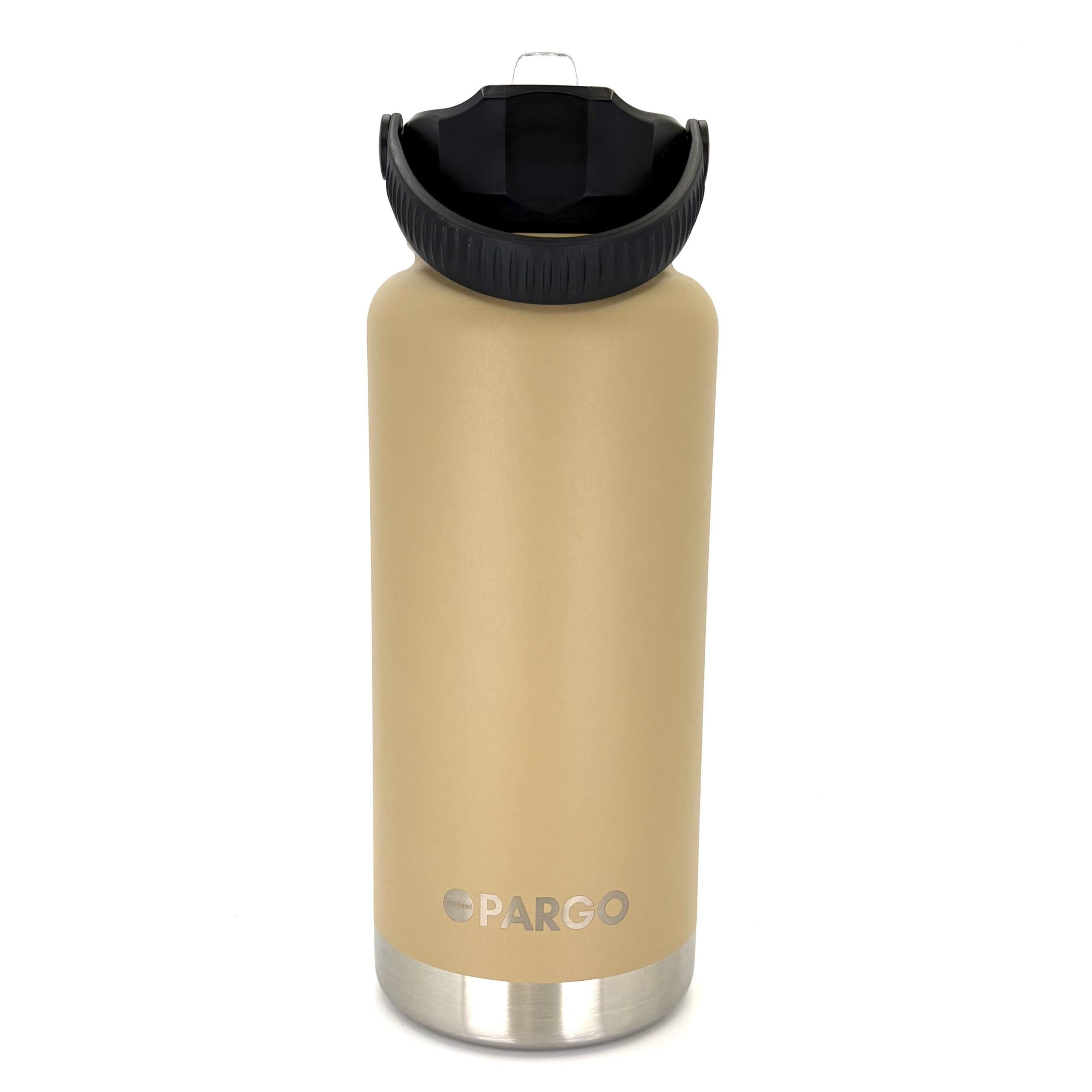 Pargo 950mL Insulated Bottle w/ Straw Lid - Desert Sand - Image 2