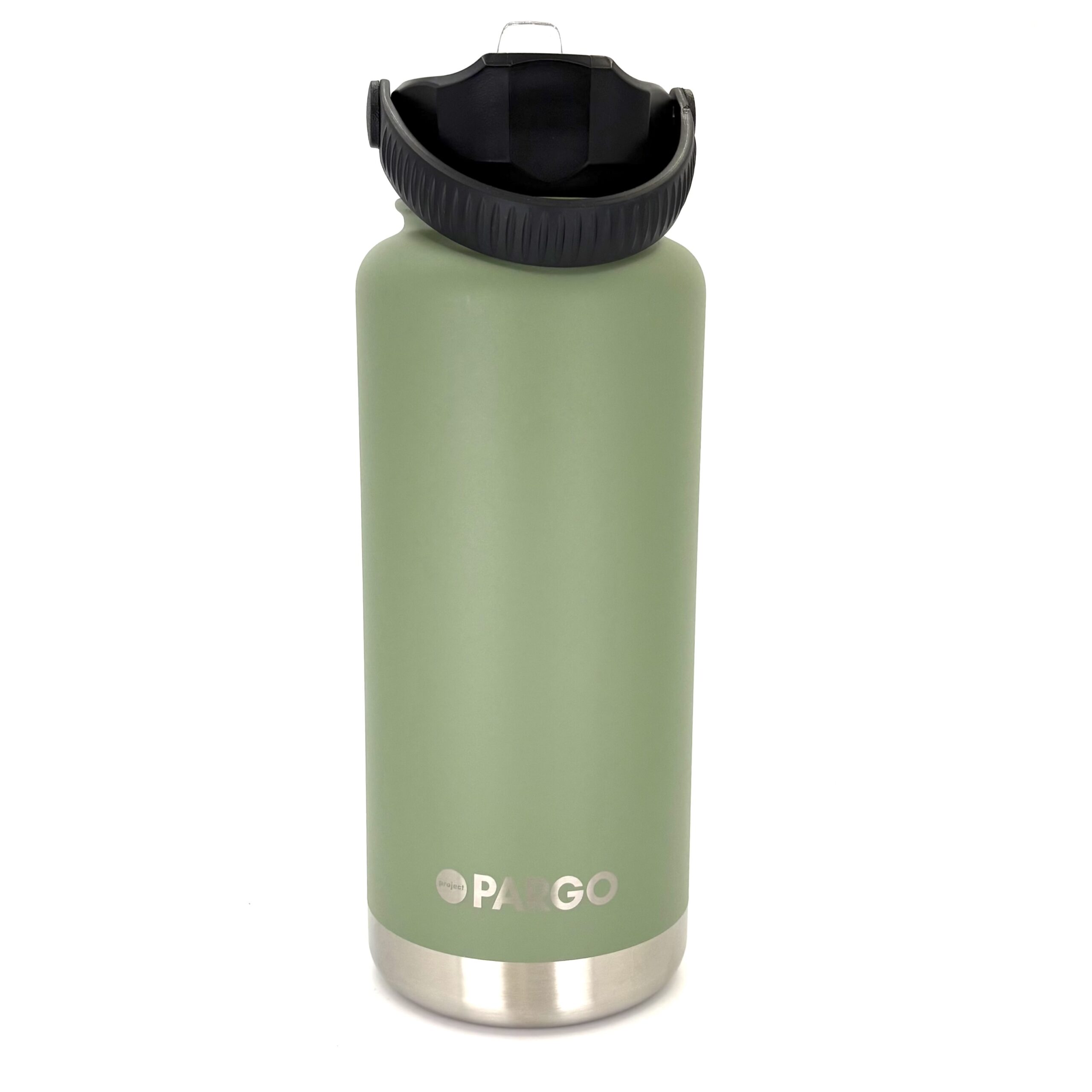 Pargo 950mL Insulated Bottle w/ Straw Lid - Eucalypt Green - Image 3