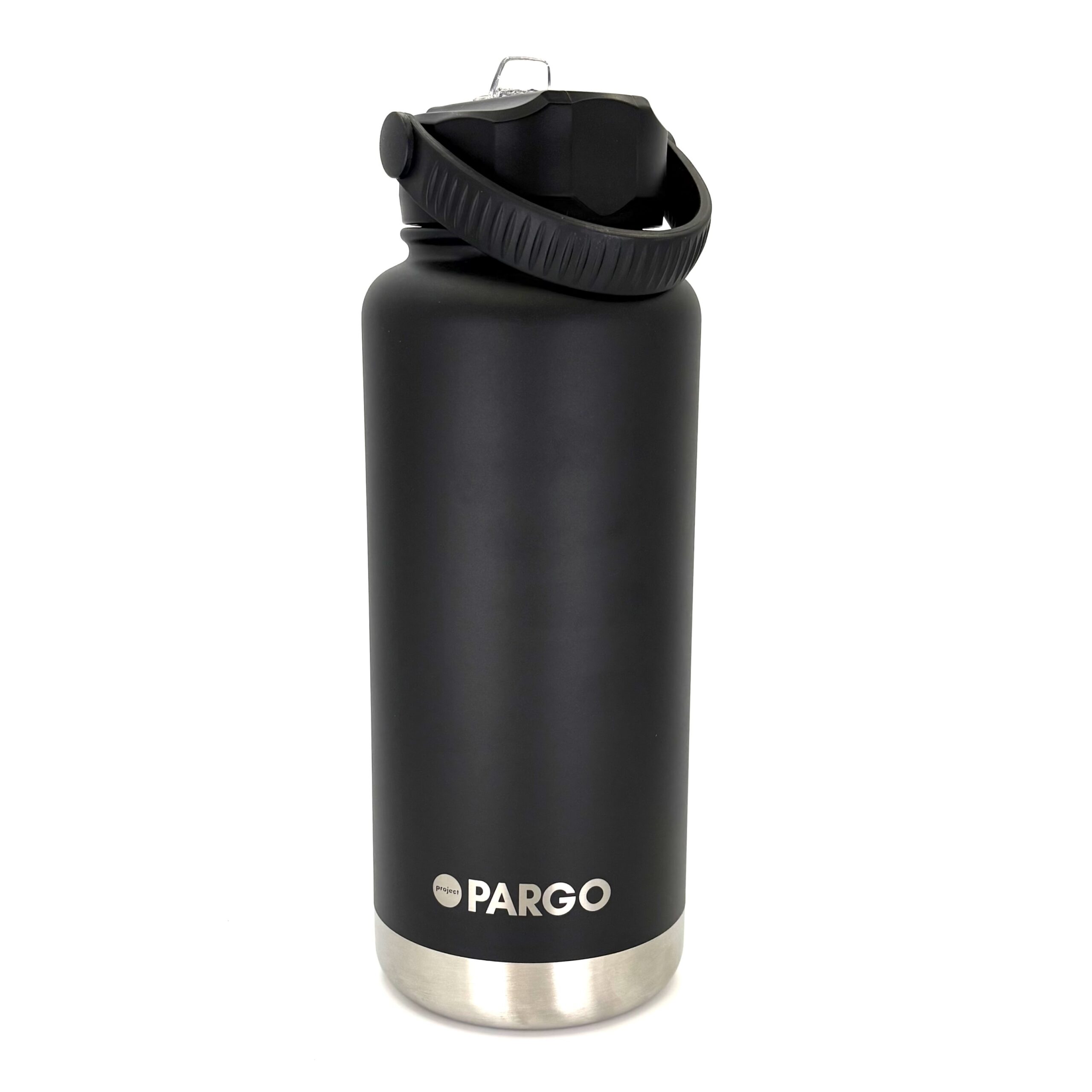 Pargo 950mL Insulated Bottle w/ Straw Lid - Midnight Black - Image 2
