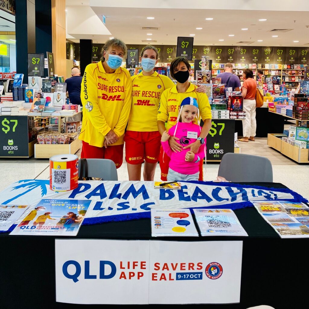 Volunteers participating in Queensland Lifesavers Appeal week